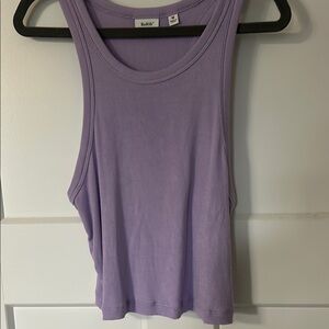 Re/Done Soft Purple Tank Top